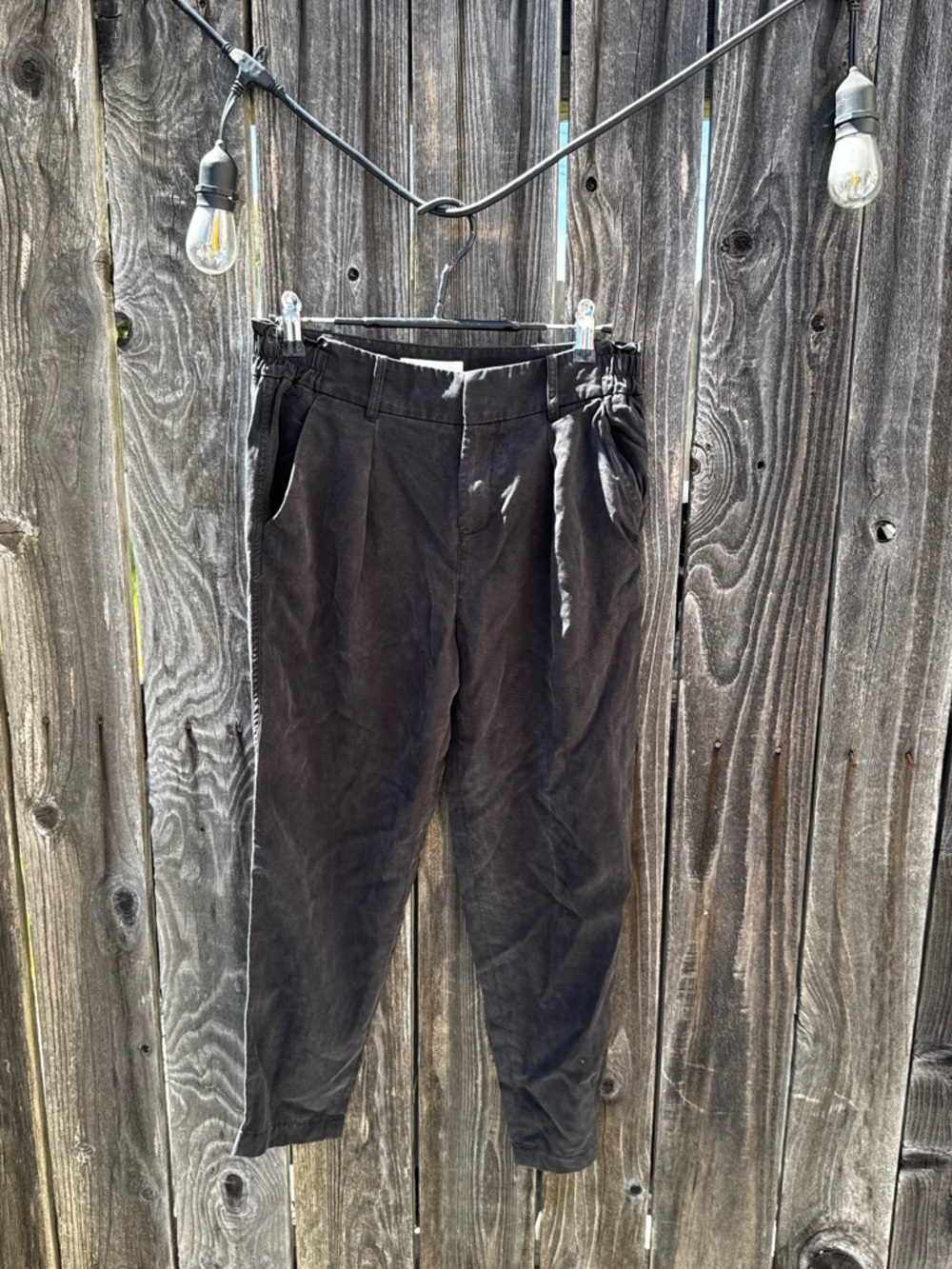Kate Spade Broome Street Black Lyocell Cropped Pants Size 0